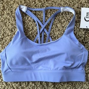 Zyia grapemist light n tight sports bra size XXL NWT